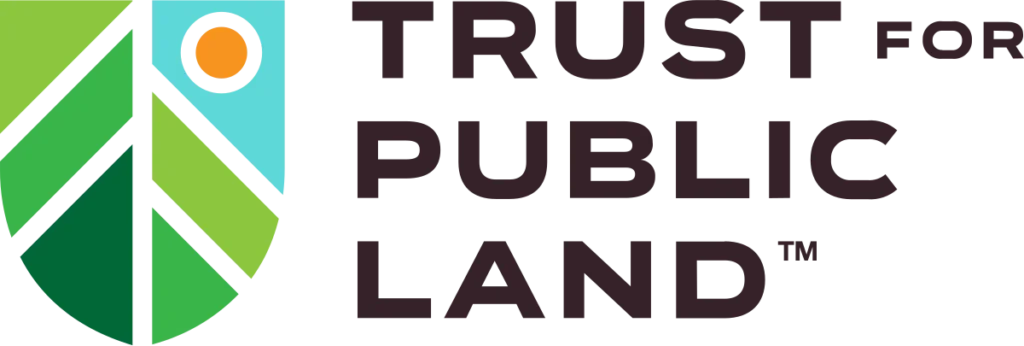 Trust for Public Land logo – green leaf and sun emblem